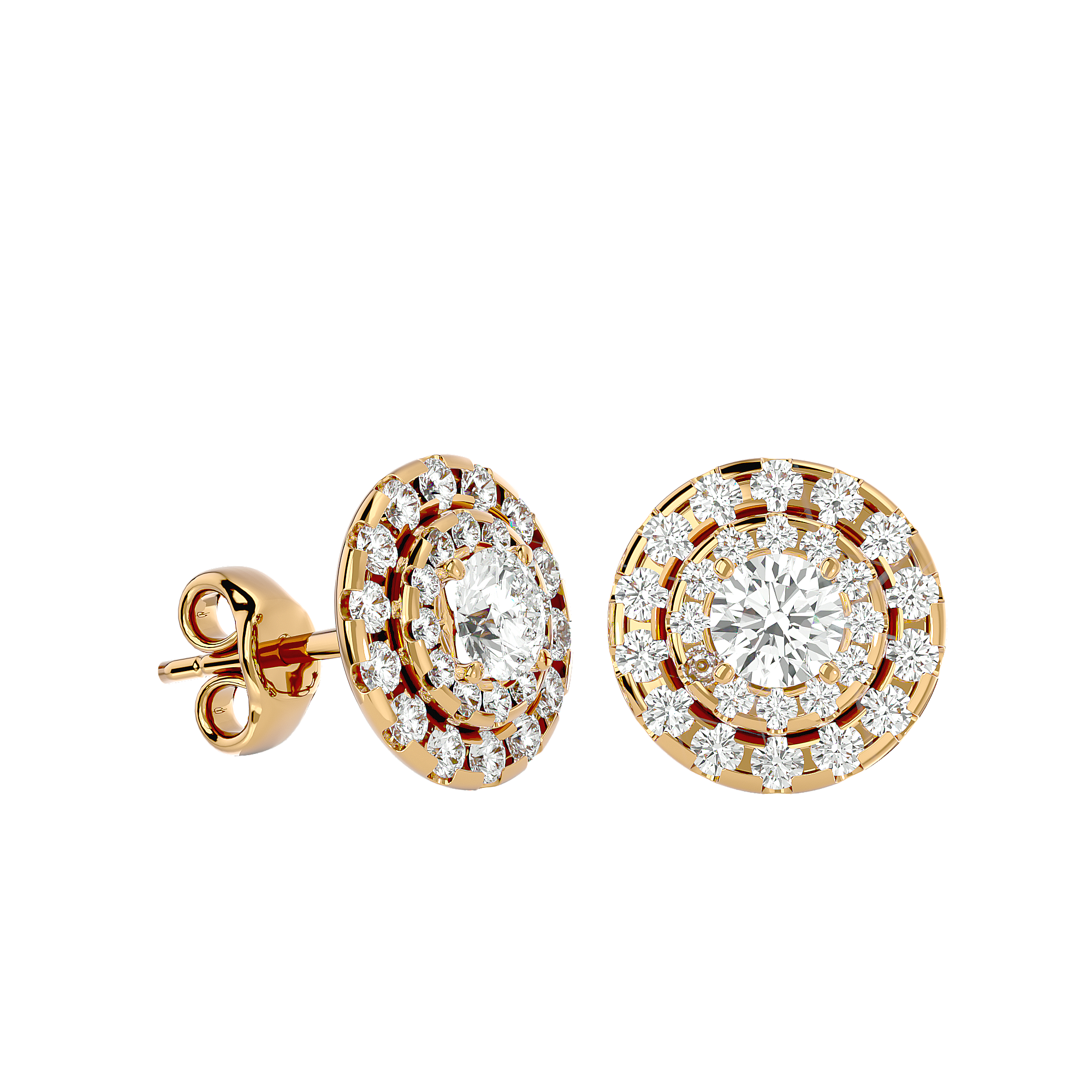 Bernice Solitaire Earring