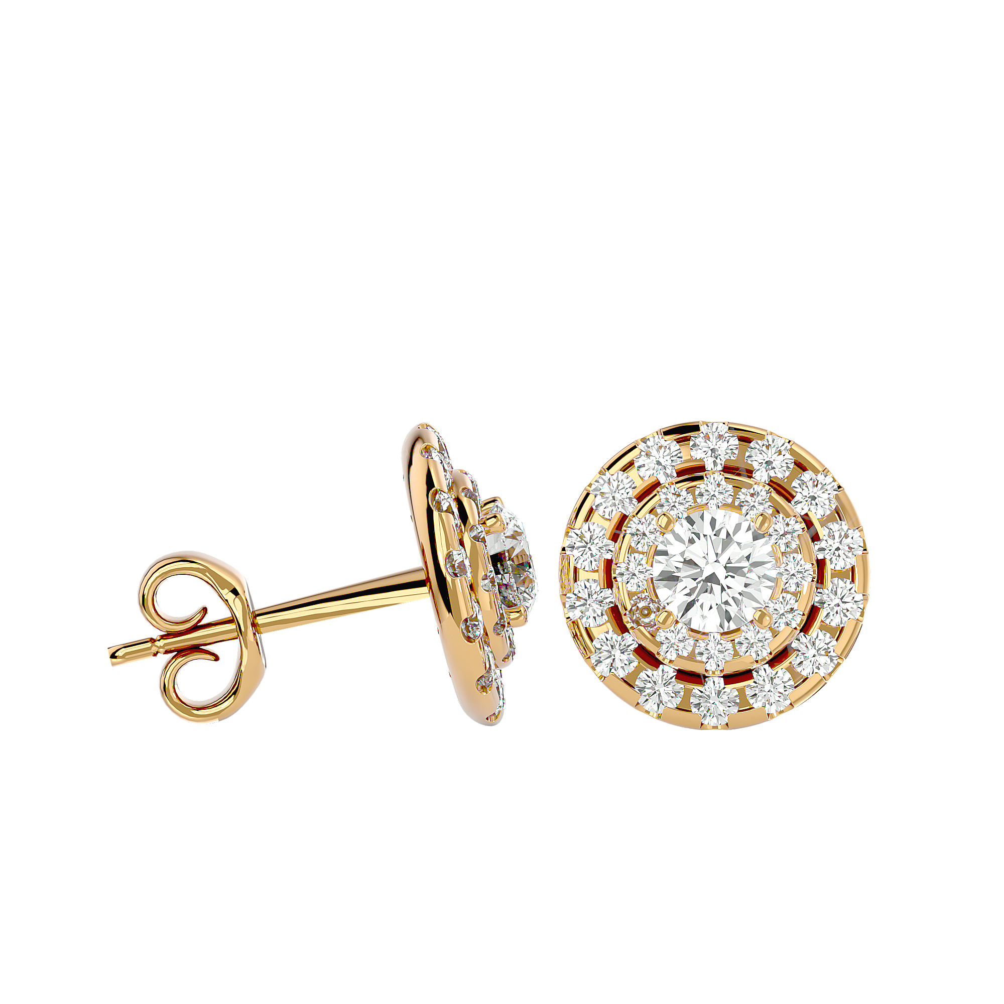 Bernice Solitaire Earring