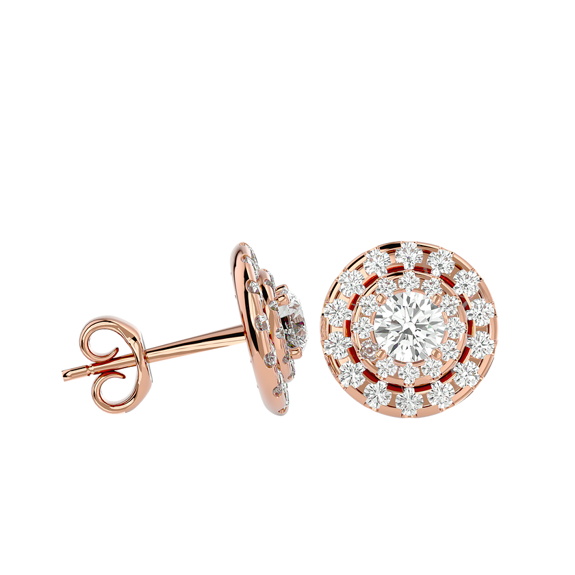Bernice Solitaire Earring
