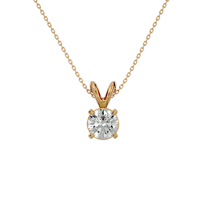 Gwendolyn Solitaire Pendant