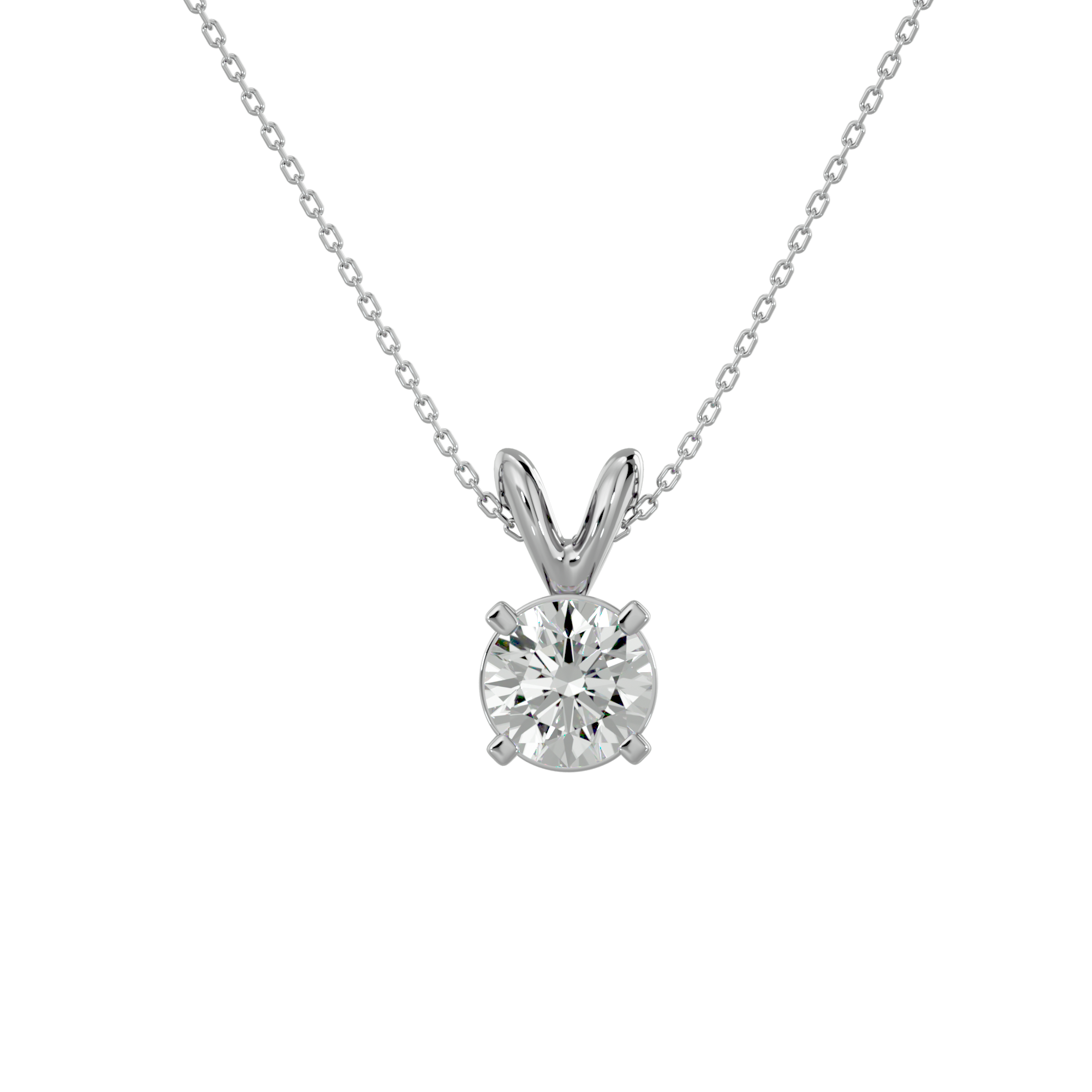 Gwendolyn Solitaire Pendant