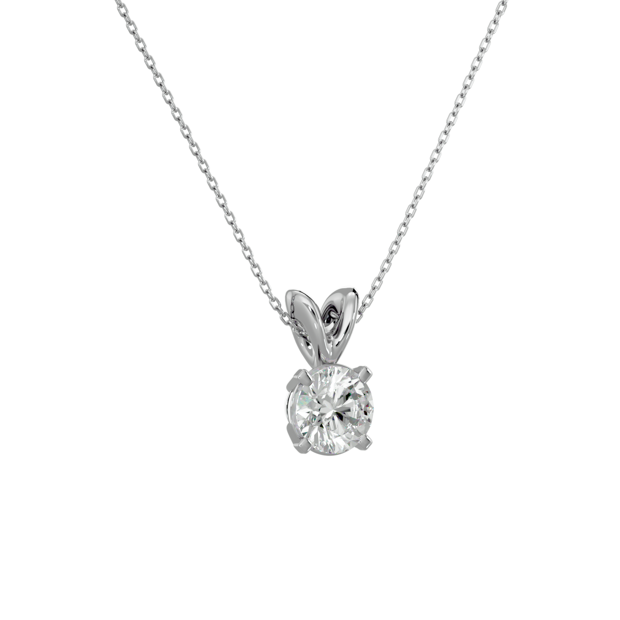 Gwendolyn Solitaire Pendant