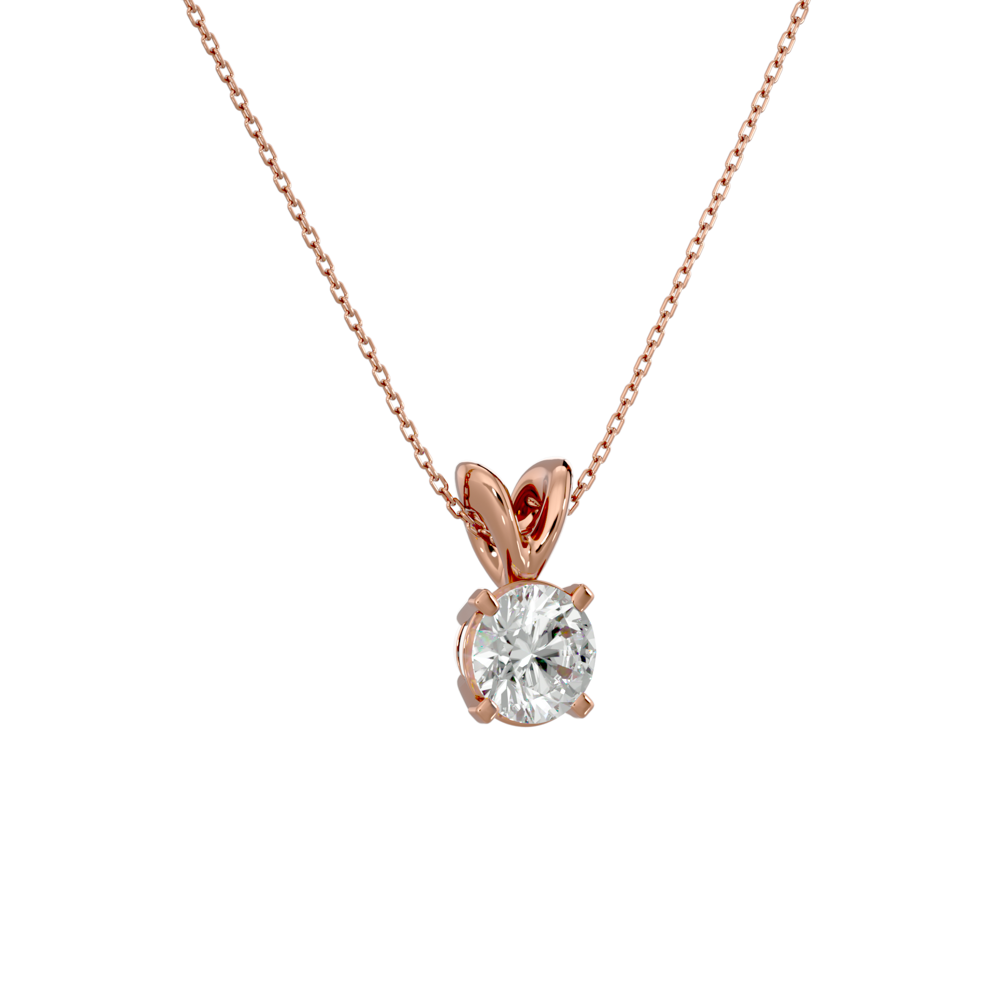 Gwendolyn Solitaire Pendant