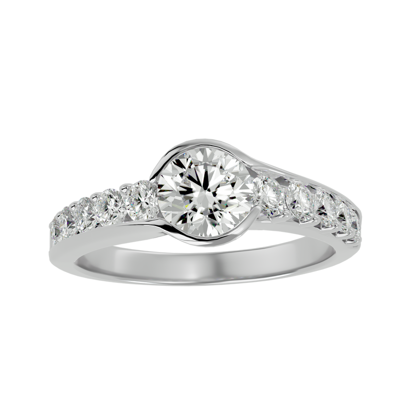 Alpha Solitaire Ring