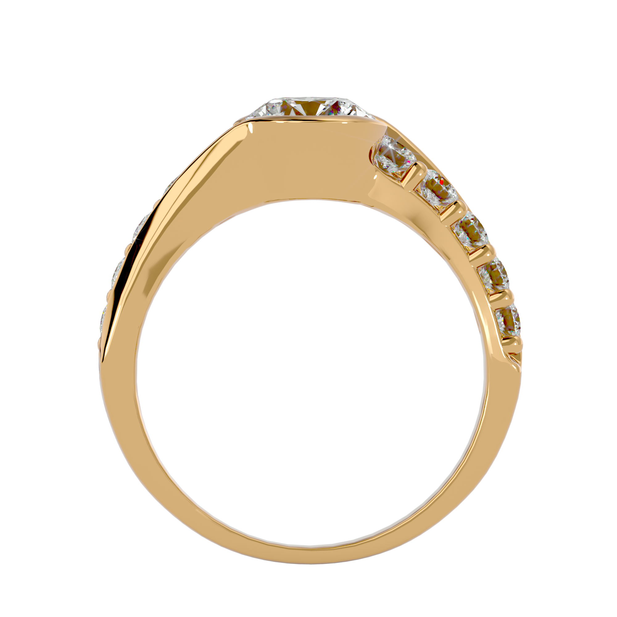 Alpha Solitaire Ring