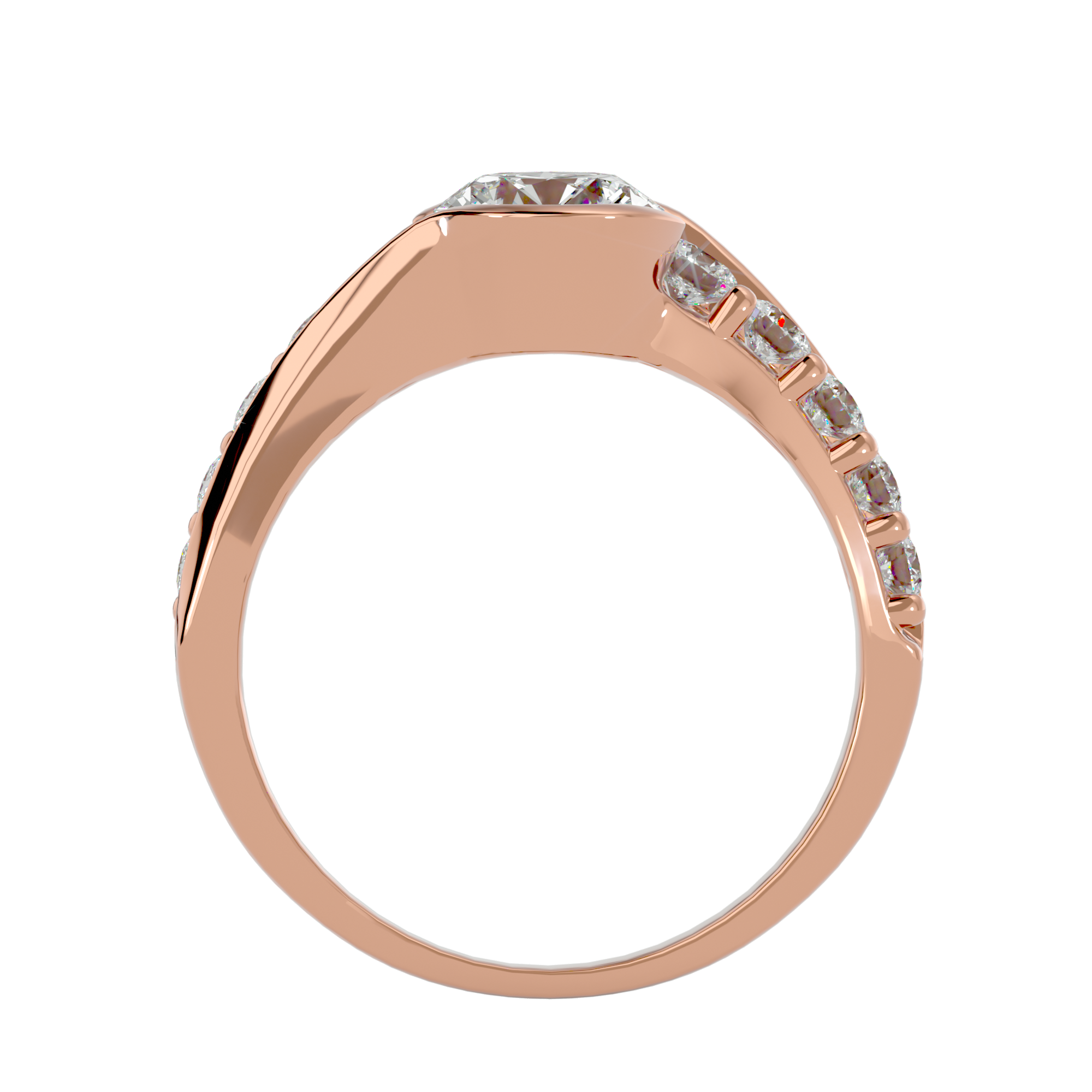 Alpha Solitaire Ring