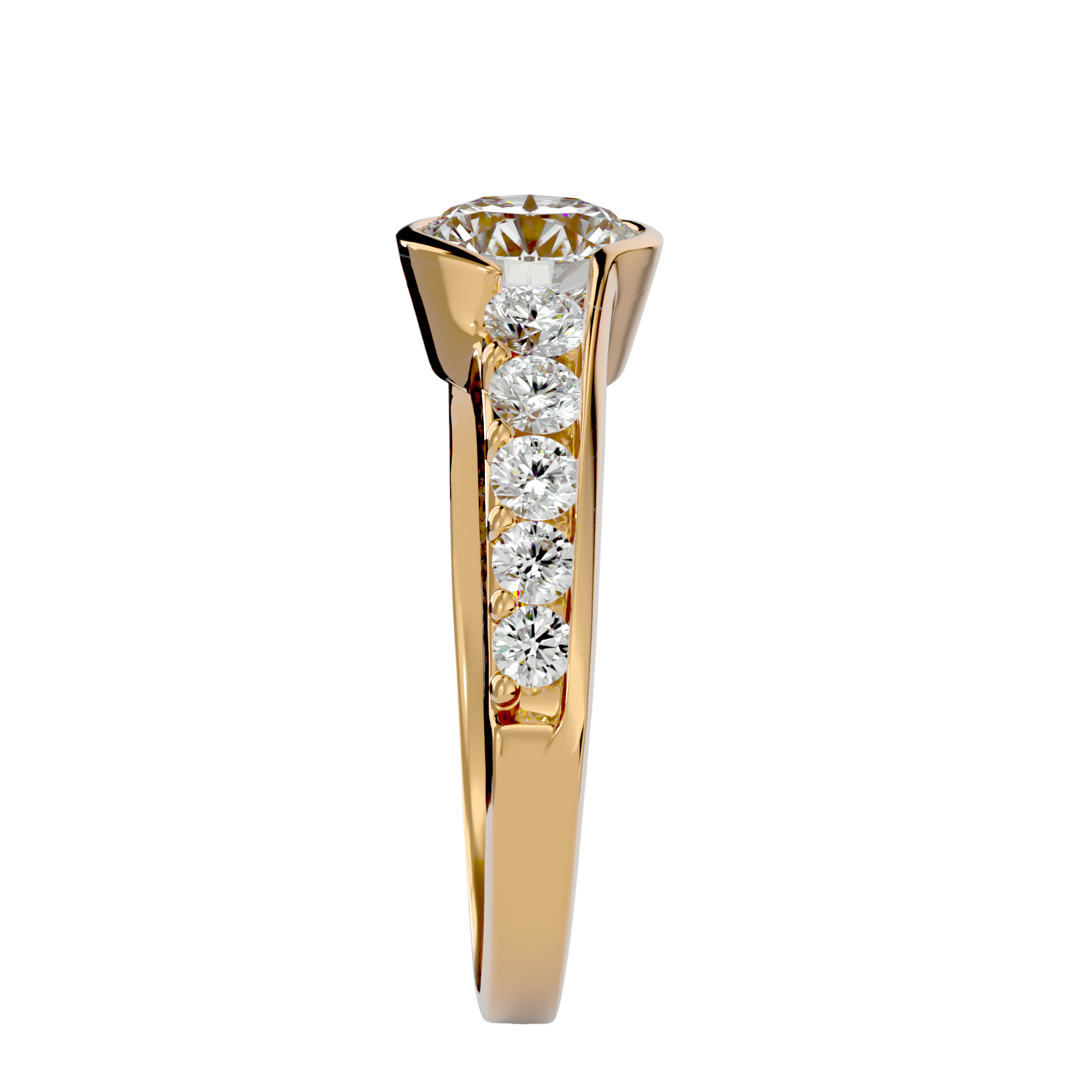 Alpha Solitaire Ring