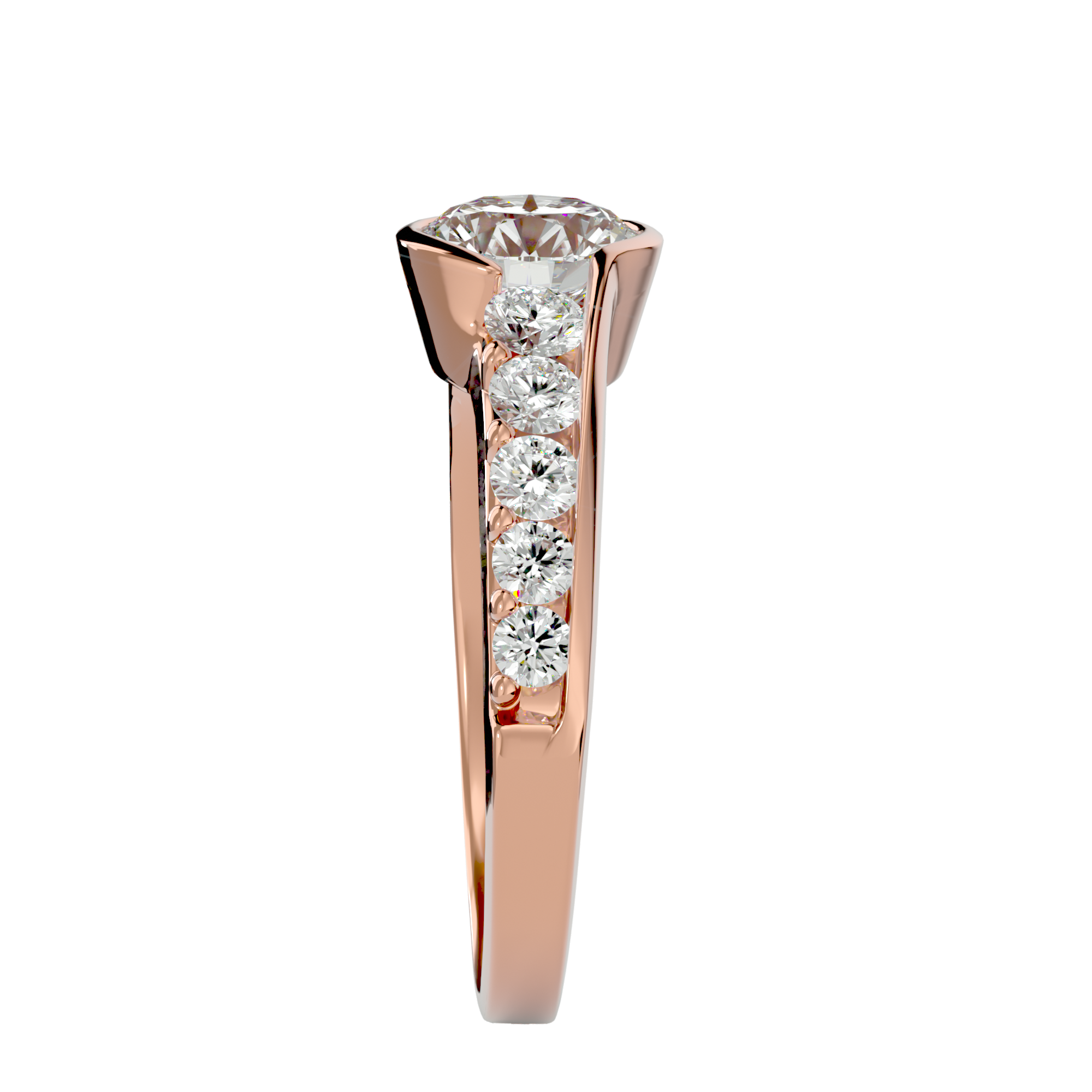 Alpha Solitaire Ring
