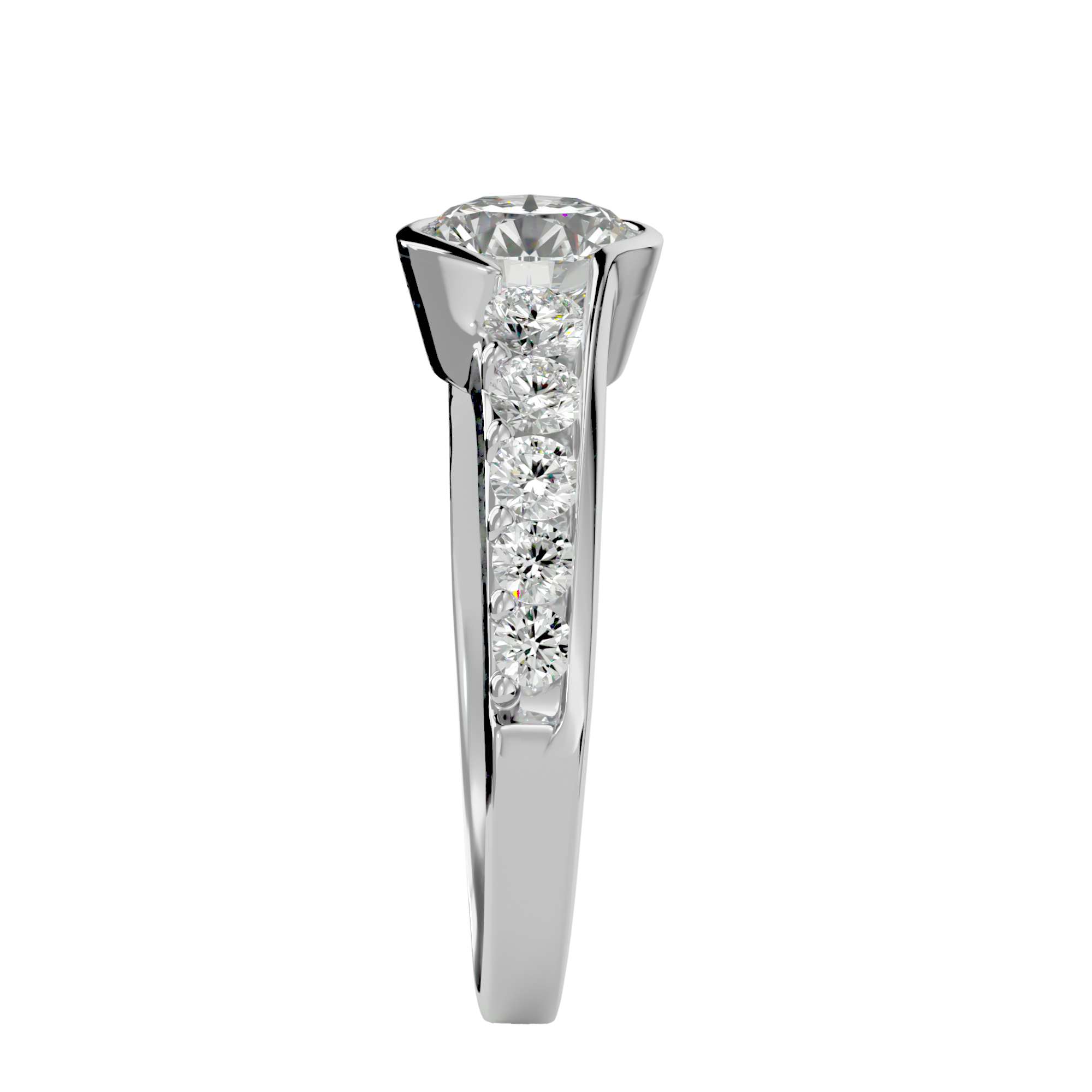 Alpha Solitaire Ring