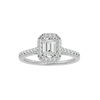 Zavian Solitaire Halo Ring