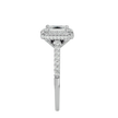 Zavian Solitaire Halo Ring