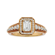 Aria Solitaire Halo Ring