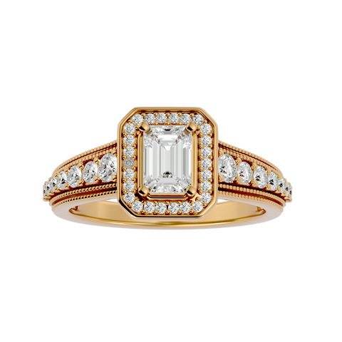 Aria Solitaire Halo Ring