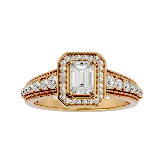 Aria Solitaire Halo Ring