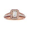 Aria Solitaire Halo Ring