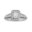 Aria Solitaire Halo Ring