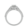 Aria Solitaire Halo Ring