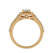 Aria Solitaire Halo Ring