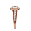 Aria Solitaire Halo Ring