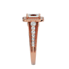 Aria Solitaire Halo Ring