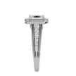 Aria Solitaire Halo Ring