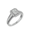 Aria Solitaire Halo Ring