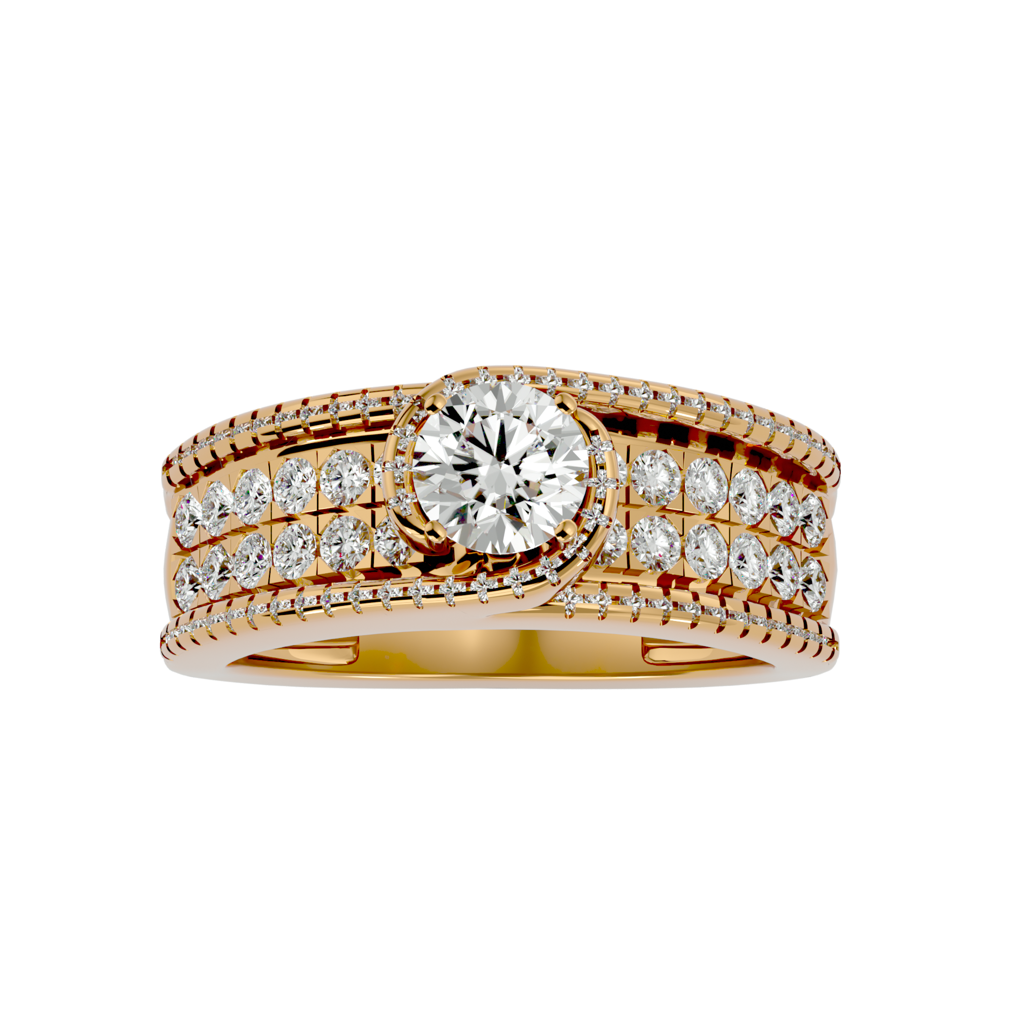 Omega Solitaire Ring