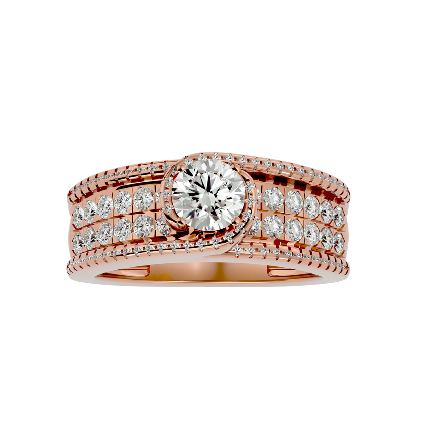 Omega Solitaire Ring
