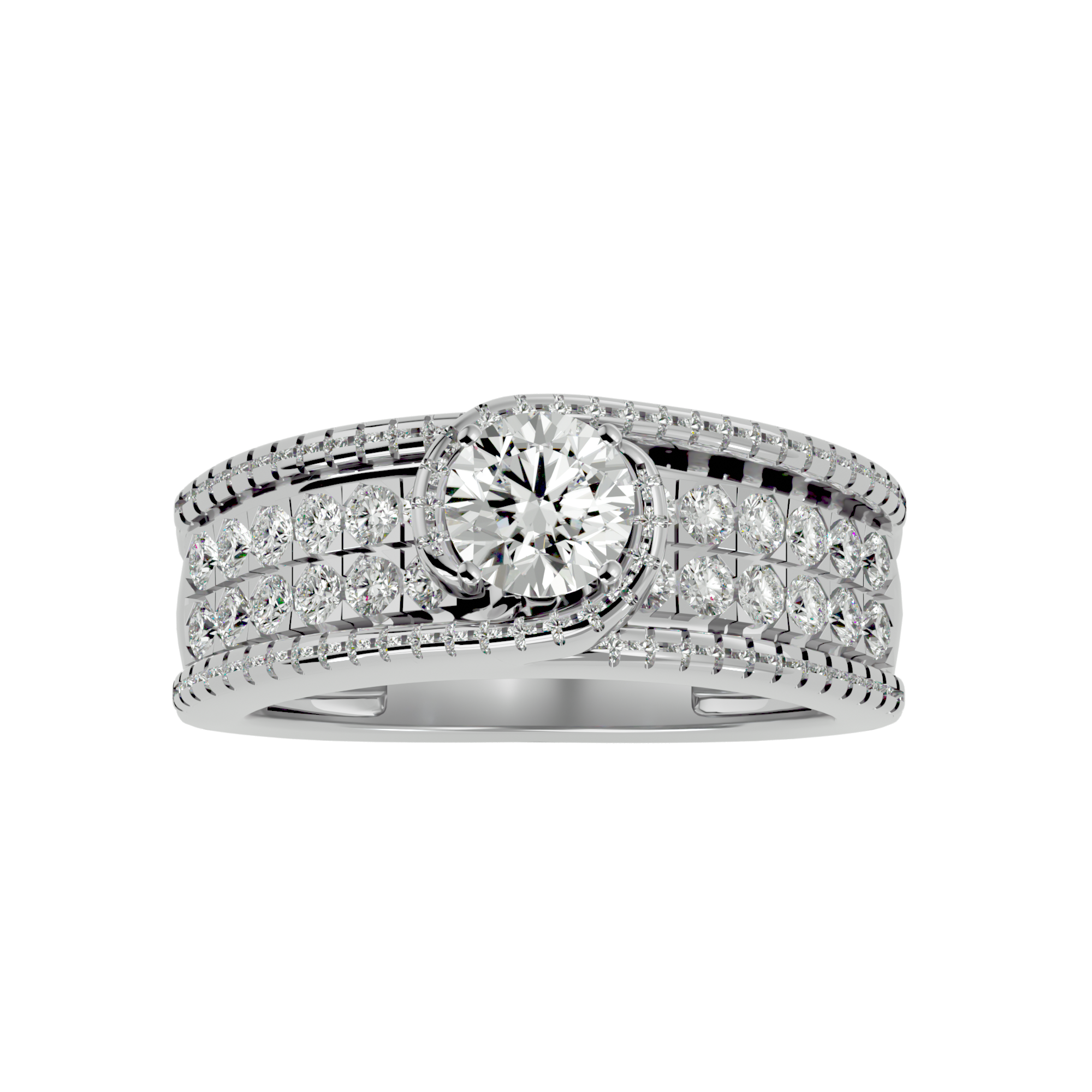 Omega Solitaire Ring