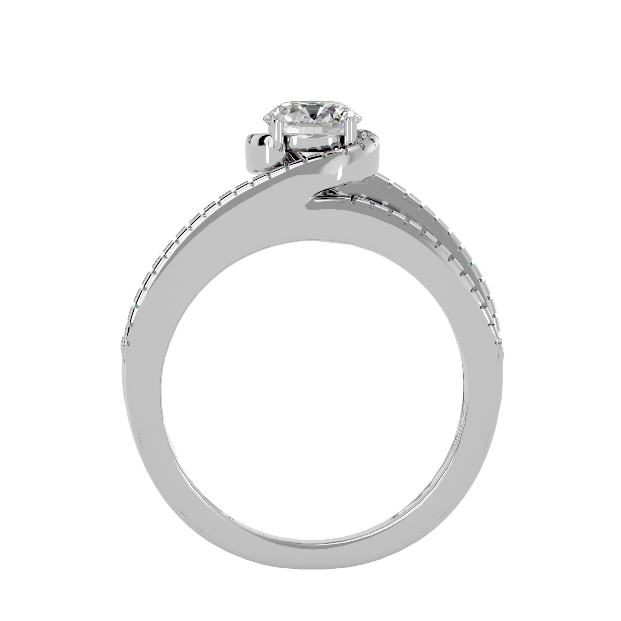 Omega Solitaire Ring