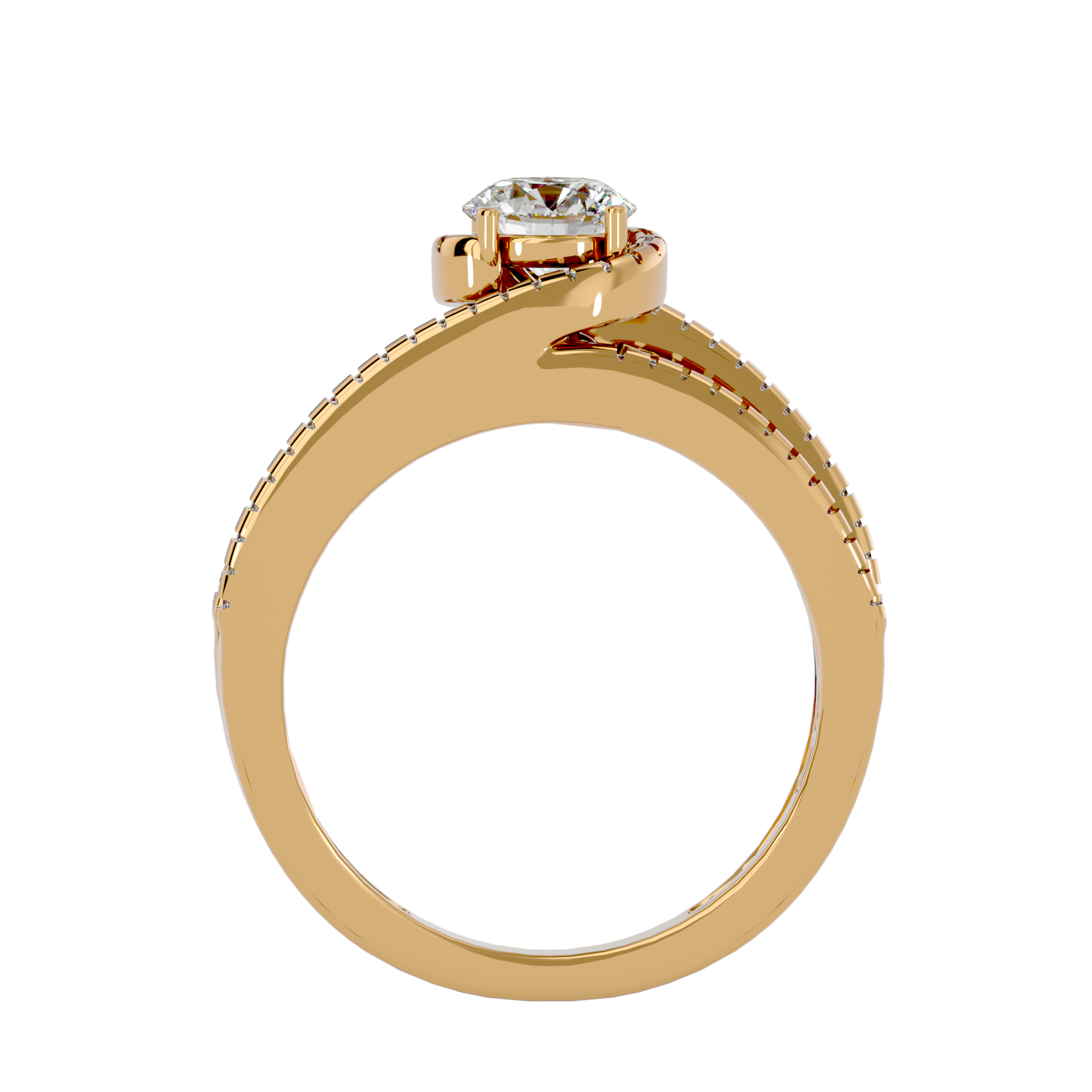 Omega Solitaire Ring