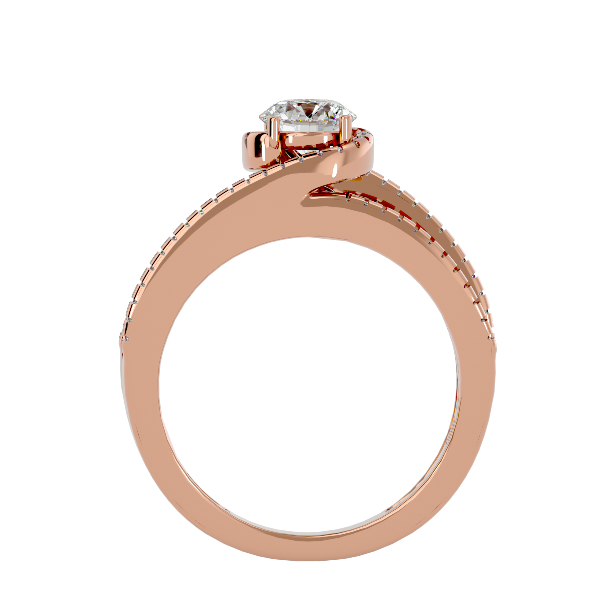 Omega Solitaire Ring