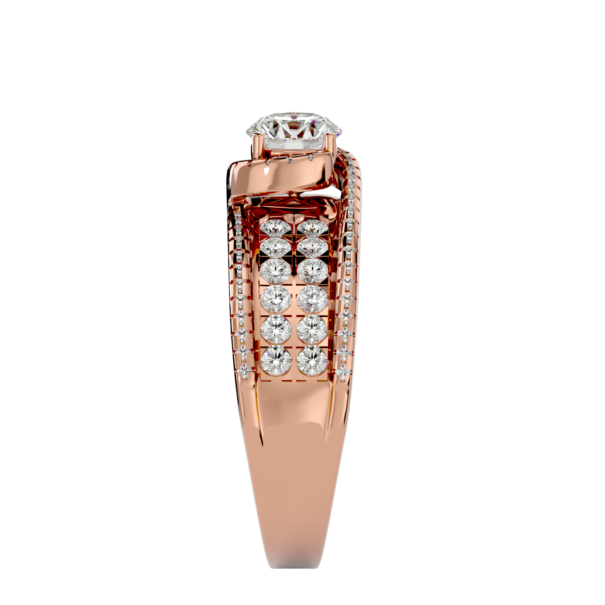 Omega Solitaire Ring