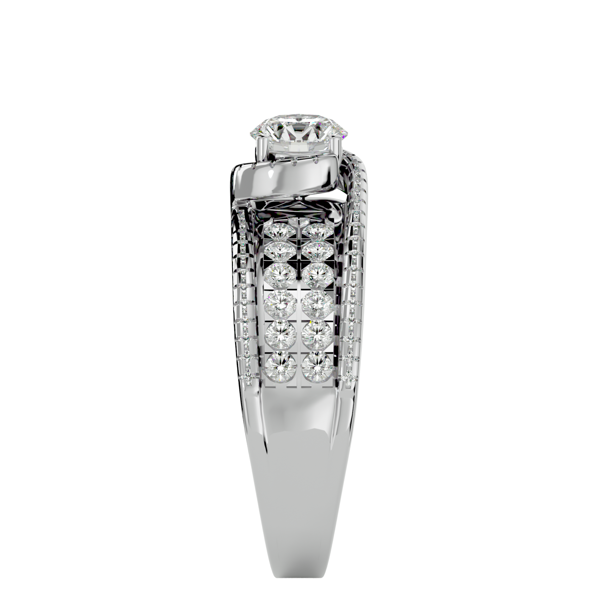 Omega Solitaire Ring