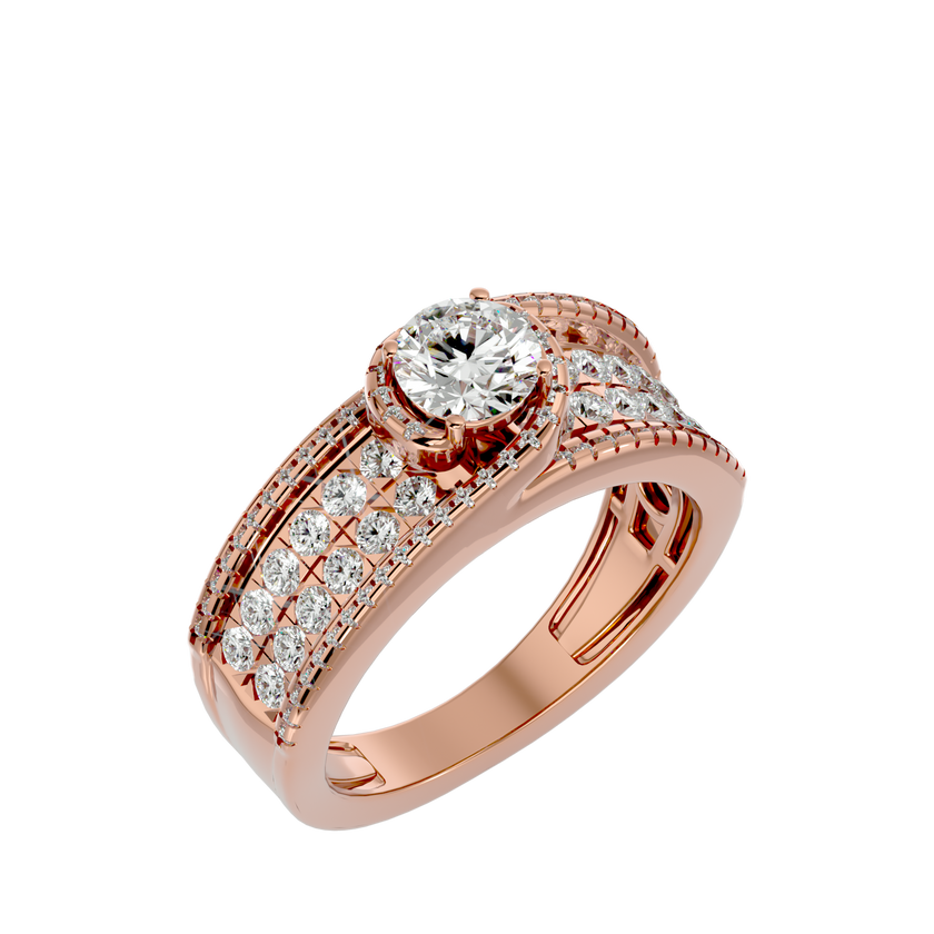 Omega Solitaire Ring