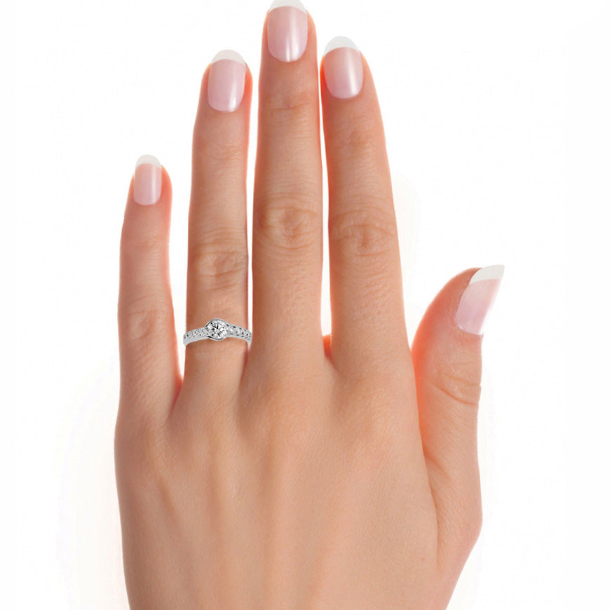 Alpha Solitaire Ring