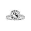Ezra Solitaire Halo Ring