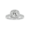 Ezra Solitaire Halo Ring