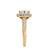 Ezra Solitaire Halo Ring