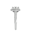 Ezra Solitaire Halo Ring