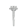 Ezra Solitaire Halo Ring