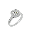 Ezra Solitaire Halo Ring